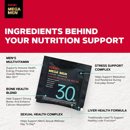 Men’s 30+ Daily Vitapak – 5-in-1 Multivitamins